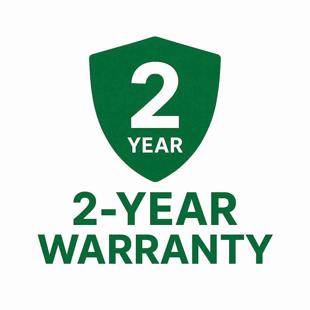 2-Year Warranty